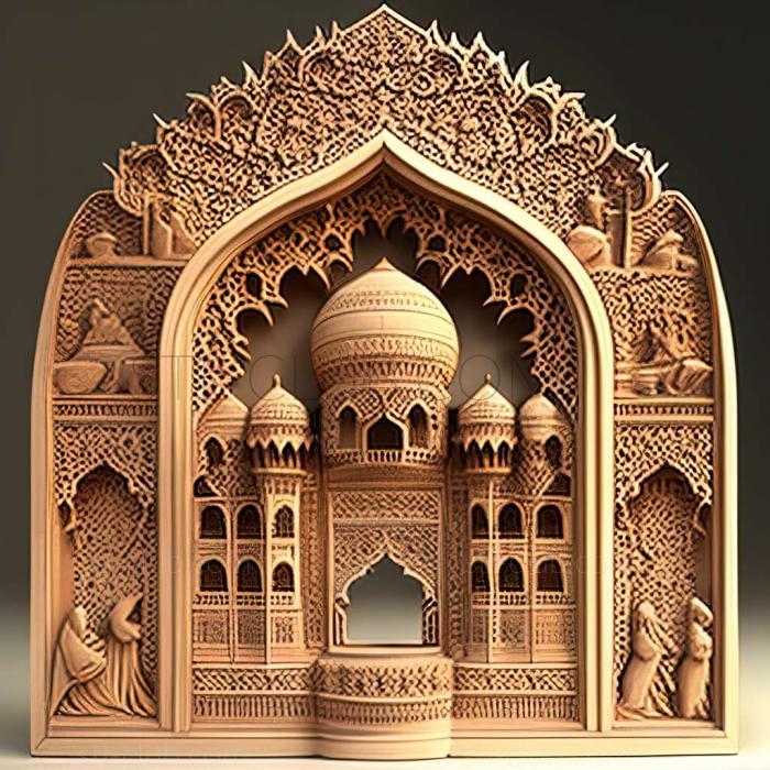 3D model Chiniot in Pakistan (STL)